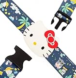 サンリオ スーツケースベルト ハロー キティ 目立つ デカ顔 かわいい 旅行用 トラベル 便利 ワンタッチ NV