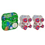 ラングスジャパン(RANGS) 【セット商品】クリックソー CLIXO (イッツィーパック グリーン+ブルー/タイニー&マイティ) 3個セット マグネットのおもちゃ マグネット 知育玩具 STEM 教育 組み立て おもちゃ 磁石 ブロック 3歳以上