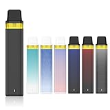 【正規品】ジョイテック WideWick 電子タバコ POD スターターキット Vape ベイプ 800mAh 2ml ビギナーズキット ニコチンなしタバコなし Standard Edition (黒)