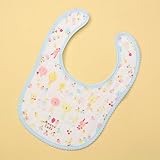 アナノカフェ/Anano cafe　ベビーやわらかガーゼスタイ　サックス