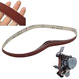 3パック1 "x 30"サンディングベルト、400グリット、AL酸化物762 x 25mm