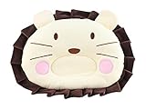 幼児ベビーアンチロールピロー幼児を防ぐフラットヘッド枕ライオンイエロー
