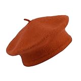 (コ-ランド) Co-land 可愛い ベレー帽 キッズ帽子 子供キャップ ベビー帽 女の子ハット むじ アウトドア 防寒グッズ あったかい ガールズ オレンジ