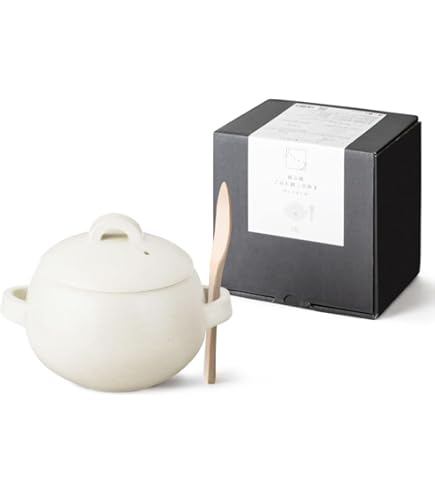 Amazon | 土楽窯 織部 ご飯釜（木蓋付）8寸（4合〜8合） 手造り