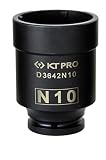King Tony KT Pro D3642N10 3/4-Inch Drive Bearing Locknut Socket [並行輸入品]