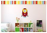 Large Minion Iron Man壁デカールステッカー子供部屋18 " x20 "