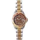 [ヴァーグウォッチカンパニー] 腕時計 BRWN GMT(ブラウン ジーエムティー) BG-L-001-SB ゴールド