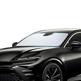 【LFOTPP】トヨタ クラウン 13/14/15/16代目 用 フロントガラス サンシェード クラウン スポーツ 車種専用設計 日差しカット UVカット 遮光断熱 車 サンシェード フロント用 シェードカーテン 車中泊 日焼け防止 暑さ対策 クロス オーバー アクセサリー 内装パーツ 遮光 シェード 折り畳み式 取付簡単 ハンドルカバー 収納袋付き クラウン エステート