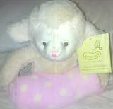 Animal and Blanket Toy and Blanket,Pink Lamb by Pem America [並行輸入品]