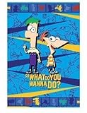 Phineas and Ferb Fleece Blanket, 62"x90" [並行輸入品]
