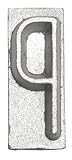 Letter P 1/2-Inch Interchangeable Branding Iron Character BNL-5-P [並行輸入品]