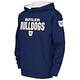 Colosseum Youth NCAA Butler Bulldogs Polyプルオーバーパーカー Small (8/10) with Name Printed on the Back ブルー