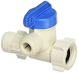 John Guest PASVPP6 Angle Stop Adapter Valve, 1/2" x 3/8" x 3/8" [並行輸入品]