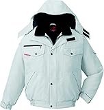 自重堂 JICHODO 防寒ブルゾン(フード付) 48420 シルバーグレー Lサイズ