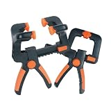 Tactix 215723 Wide Mouth Clamp, 100mm/4-Inch, Black/Orange by Tactix