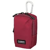 ハクバ HAKUBA カメラケース ピクスギア DP01 カメラポーチ Mサイズ レッド 0.25L ダブルファスナー カラビナ・ベルトループ付き デジカメ コンパクトカメラ SPG-DP01CPMRD