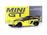 TrueScale Miniatures MINI GT 1/64 LB-Silhouette WORKS ランボルギーニ アヴェンタドール GT EVO イエロー 左ハンドル 完成品