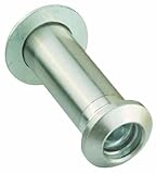 Design House 204818 Adjustable 35-55-Milimeter Door Viewer Peephole, Satin Nickel Finish by Design H