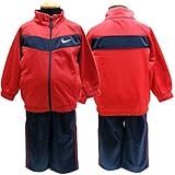 NIKE（ナイキ）ベビージャージ上下セット（レッド×ネイビー） 18ヶ月