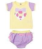 ANAP KIDS キャラクターTシャツ+ブルマセットアップ イエロー 80
