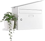 カバポスト 郵便受け エコポス | A4 | 鍵付き | 植物台付き