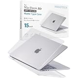 2026 M5対応【質感そのまま、傷を守る】MacBook Air 15インチ用 クリアマットカバー ハードケース [M4/M3/M2] A3241 A3114 A2941 A3241 HOGOTECH