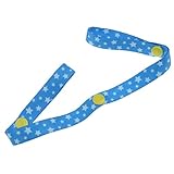 Perfk 実用的　固定　調整可能　ベビーカー　おもちゃ　カップホルダー　ストラップ　ロープ　ハンガー　フック　高品質　全4色 - ブルー