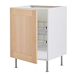 IKEA(イケア) FAKTUM イェデル バーチ 40 cm 89833197 ベースキャビネット ワイヤーバスケット付、イェデル バーチ