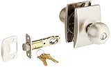 Schlage f51aorb619cen f51 aオービット619 CEN世紀Deco Roseエントリドアロック、サテンニッケル