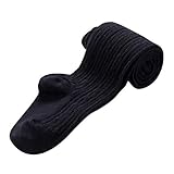 キッズ ニットタイツ 選べる11色 足付き 子供タイツ hibote グレー M/105-120CM