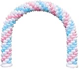 【風船：バルーン】クラスターバルーン：アーチキット（２ホワイト/ピンク/ライトブルー計70個）