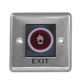 ALEKO LM279 Touchless No Touch Door Infrared Sensor Exit Button Switch for Access Control Systems Ga