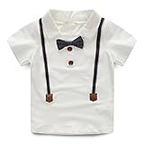 ボーイのファッションドレスボウタイポロシャツティー (90cm)