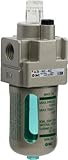 SMC AL20-N02-6CZ Lubricator, Nylon Bowl with Bowl Guard, without Drain Cock, 25 mL Oil Capacity, 15 