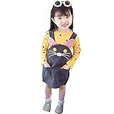 KISBINI 子供服 ベビー服 女の子ワンピース ドレス 長袖 tシャツ 赤ちゃん ワンピース 2点セット 女児 スカート春秋 綿 通園 発表会 結婚式 七五三 記念日 適当身長80-120cm