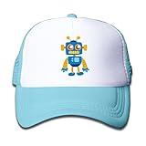ロボット子ども グリッドキャップ可愛い メッシュ帽子 オスとメス アウトドア