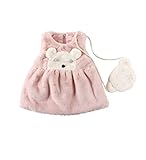 Baby Nest ベビードレス 赤ちゃんワンピース ノースリーブ 秋冬用 ピンク 18-24M