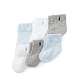 ポロ ラルフローレン ポニー付・ベビーソックス・6足セット[マルチ](男の子6-24カ月用)6～12M（9～12cm) [並行輸入品]