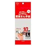 ユニワールド 農家さん手袋 ピンクL 10枚組 NSR-45 10P [カラー:ピンク] [サイズ:L]