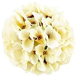 不二貿易 フラワーボール ハイドレイジ Sサイズ クリーム 23705