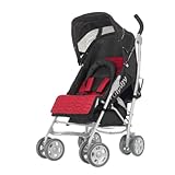 OBABY オーラデラックス ベビーカー レッド (アクセサリーパック付)