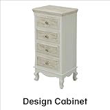 完成品 うづくり風の仕上げのデザイン 4段引き出しのキャビネット