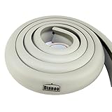 (デアエエオオ)Dianoo2M赤ちゃんの安全アンチコリジョンストリップテーブルデスクエッジコーナークッションカバープロテクターガード-グレー