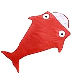 HBF ベビー シュラフ おくるみ 加厚 柔らか 暖かい 通気 サメの形 寝袋 春秋用 全３色