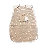 日本製　オーガニックコットン　5重ガーゼ　にこにこ動物のラミケットスリーパー　くま　Amorosa mamma　アモローサマンマ