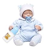 Domybest 子供玩具 人形の赤ちゃん 女の子 男の子 ままごとリアル NPK シリコン製 ソフトビニール製 ベビー ケア レーニング 着せ替えの人形服 可愛い プレゼント 出産祝い 42cm