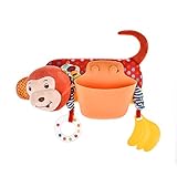 ぬいぐるみ　ベビー　玩具　ペンダント　ベビーカー　ガラガラ (猿)