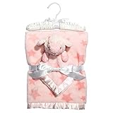 Baby Dumpling Hush Little Baby Plush Blanket and Lamb Blankie Gift Set for Girls, Pink [並行輸入品]