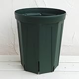 スリット鉢8号ロングタイプ モスグリーン 2個セット[CSM-240L] ノーブランド品