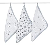 アメリカ aden＋anais(エイデンアンドアネイ) モスリンウォッシュクロス 3枚組‐twinkle